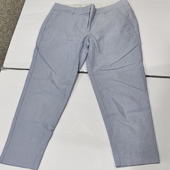 J.CREW Pants - J Crew Women Pants Size 2 Chino Cropped Tapered Pockets Low Rise Nautical